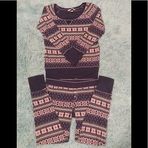 Victoria’s Secret thermal PJ set.